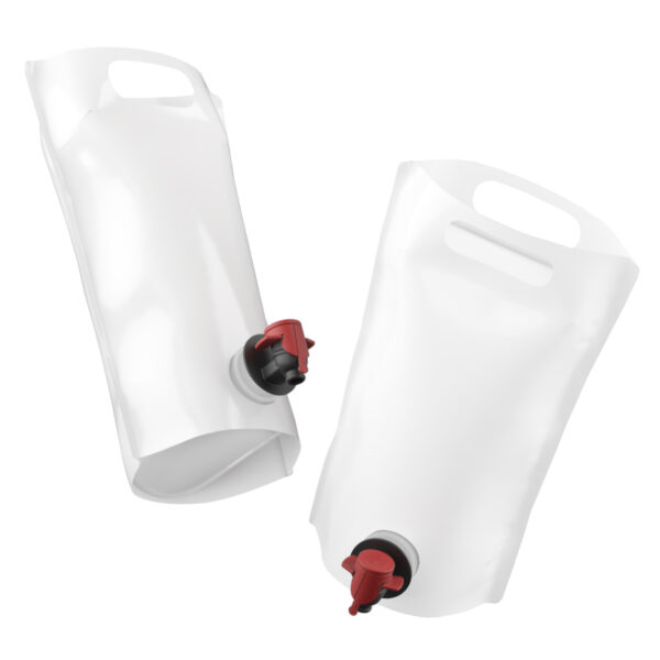 White Stand up pouch package 1,5 liter